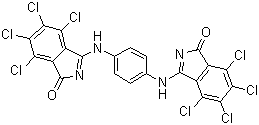 Pigment-rumena-110-molekularna struktura