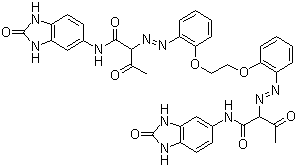 Pigment-Rumena-180-Molekularna struktura