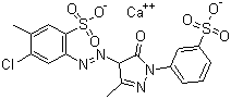 Pigment-rumena-191-molekularna struktura