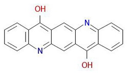 Pigment-vijolično-19-Molekularna struktura