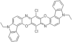 Pigment-vijolično-23-Molekularna struktura